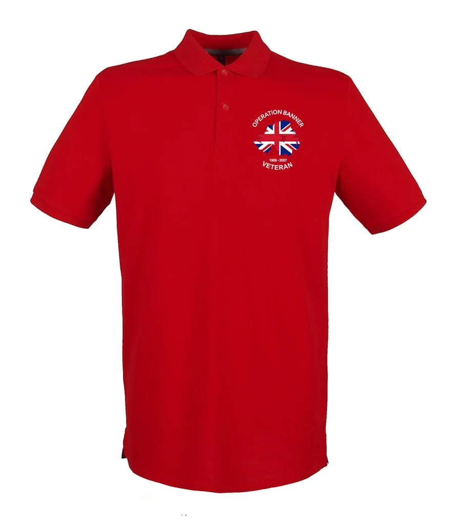 OP BANNER VETERAN Embroidered Polo Shirt