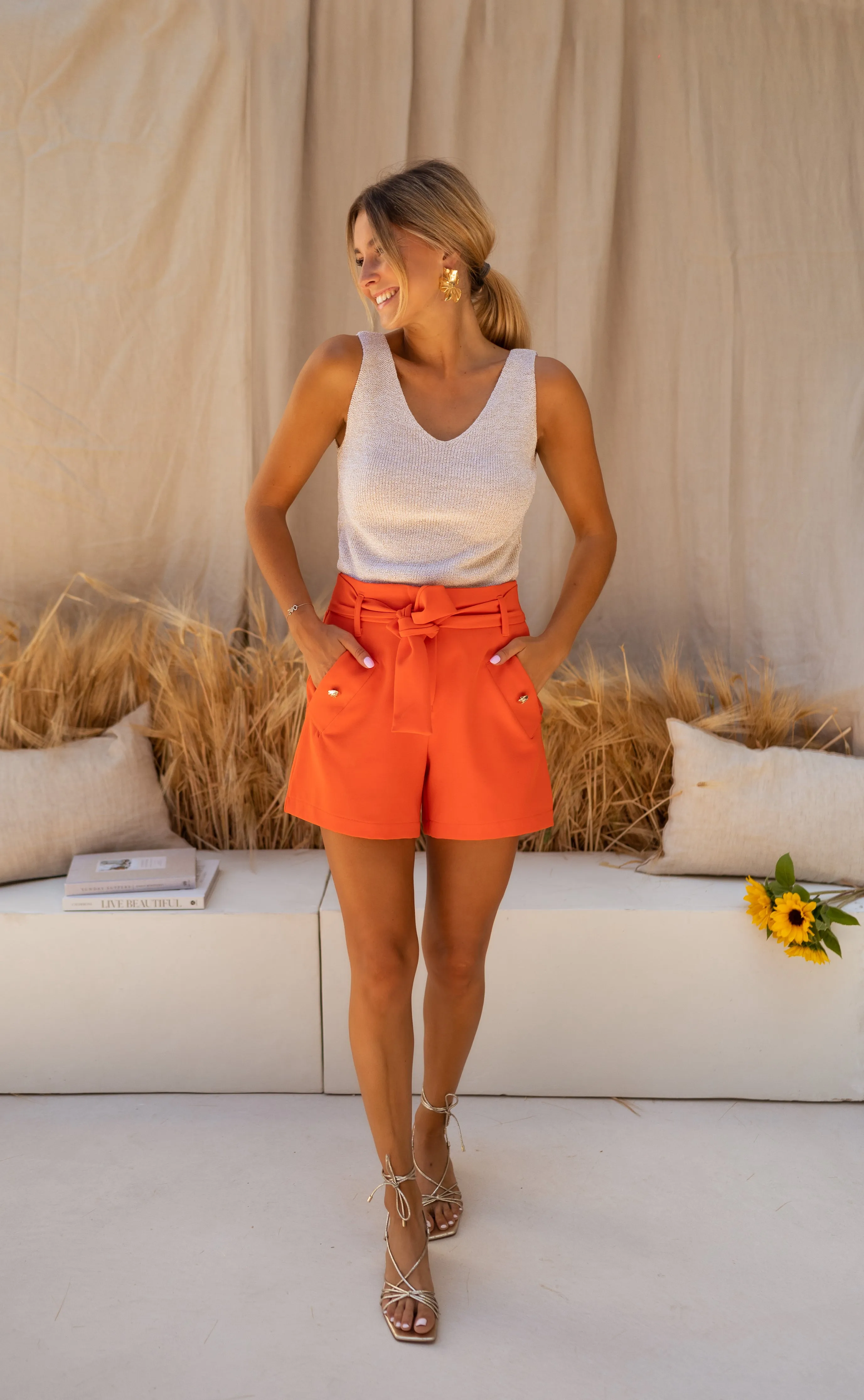 Orange Claro Shorts