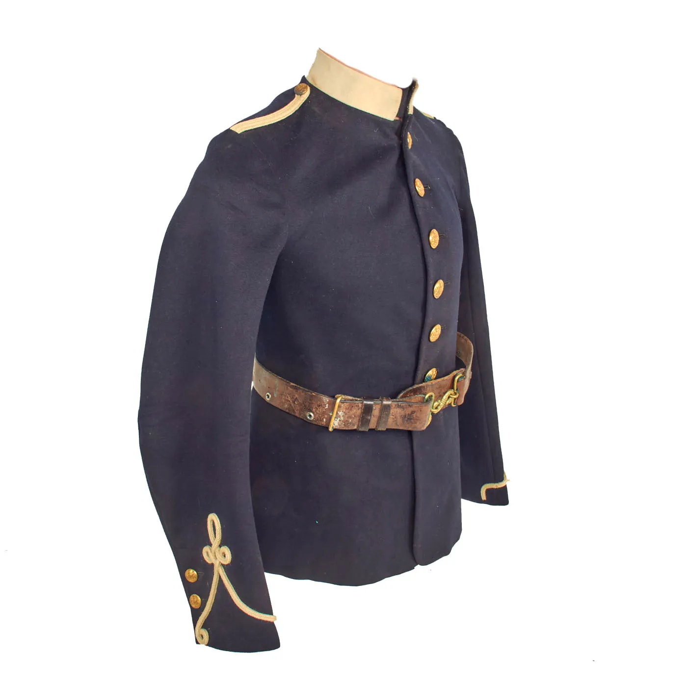 Original British WWI 1914 Dated Regimental Ceremonial No. 1 Dress Blue Uniform Set With Belt