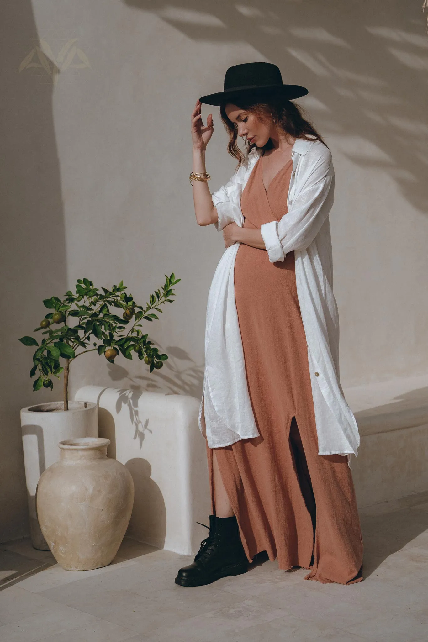 Oversized Shirt Women • Loose Fit Linen Shirt • Long Sleeve Shirt Dress