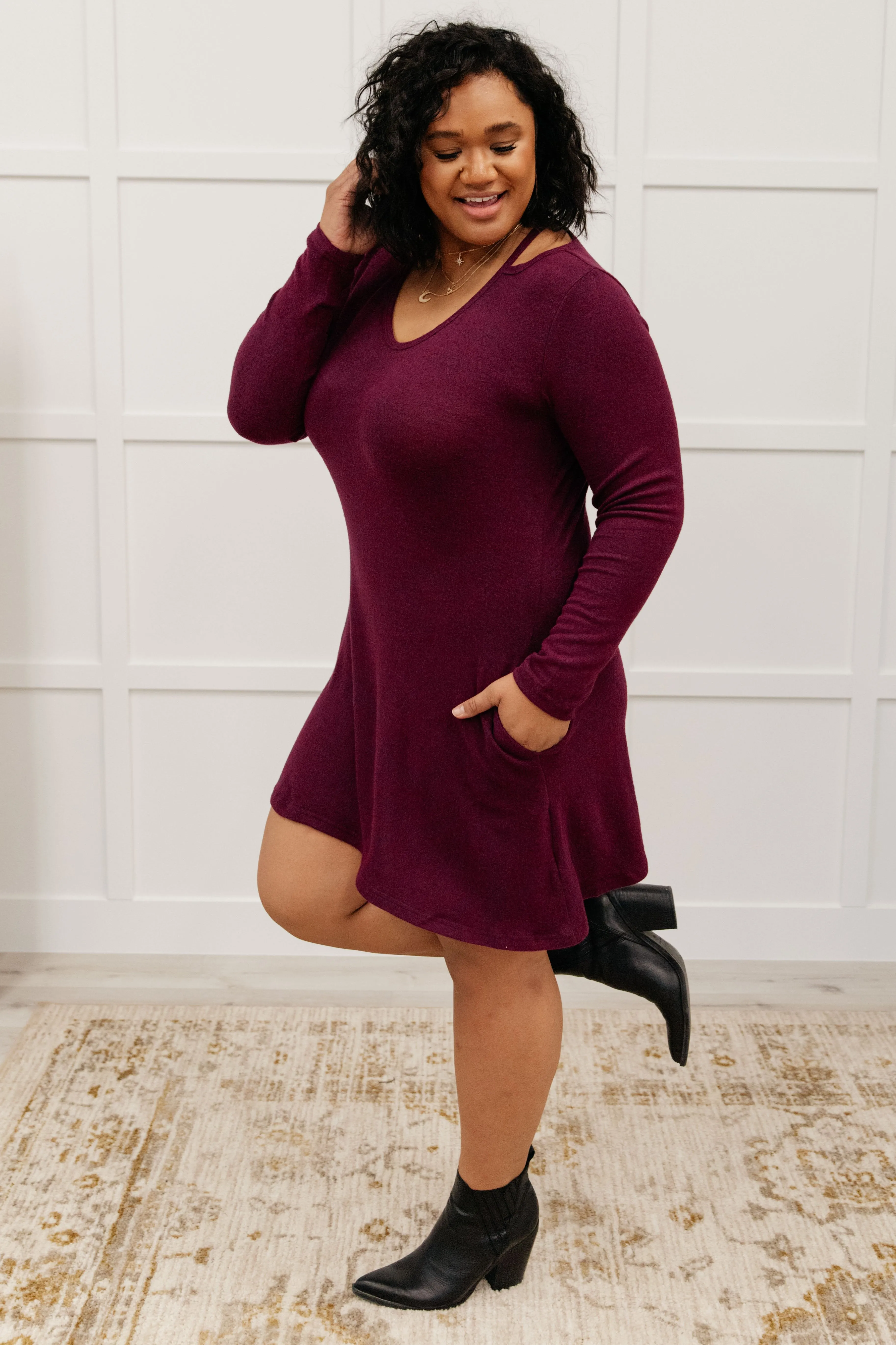 Paloma Tunic In Burgundy