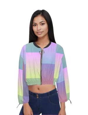 Paxx 2 Womens Chiffon Cropped Jacket