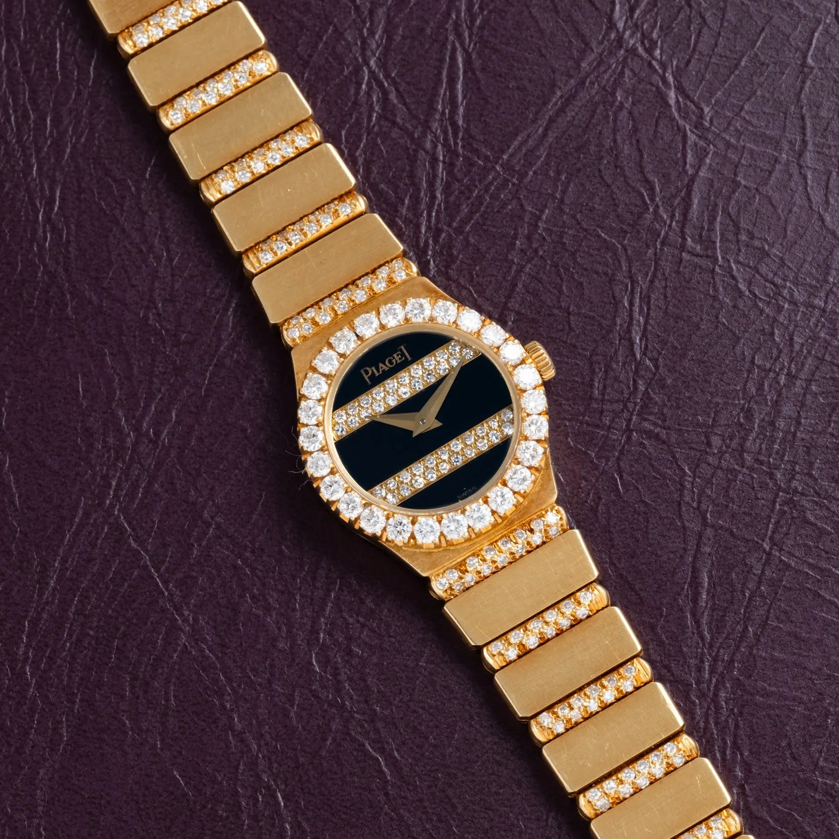 Piaget Polo Ladies Diamond Onyx Dial