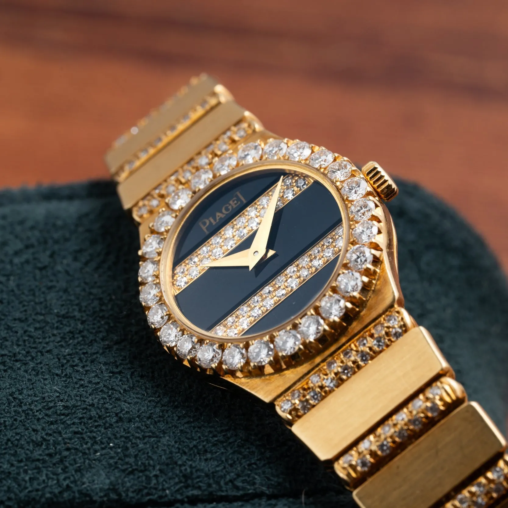 Piaget Polo Ladies Diamond Onyx Dial