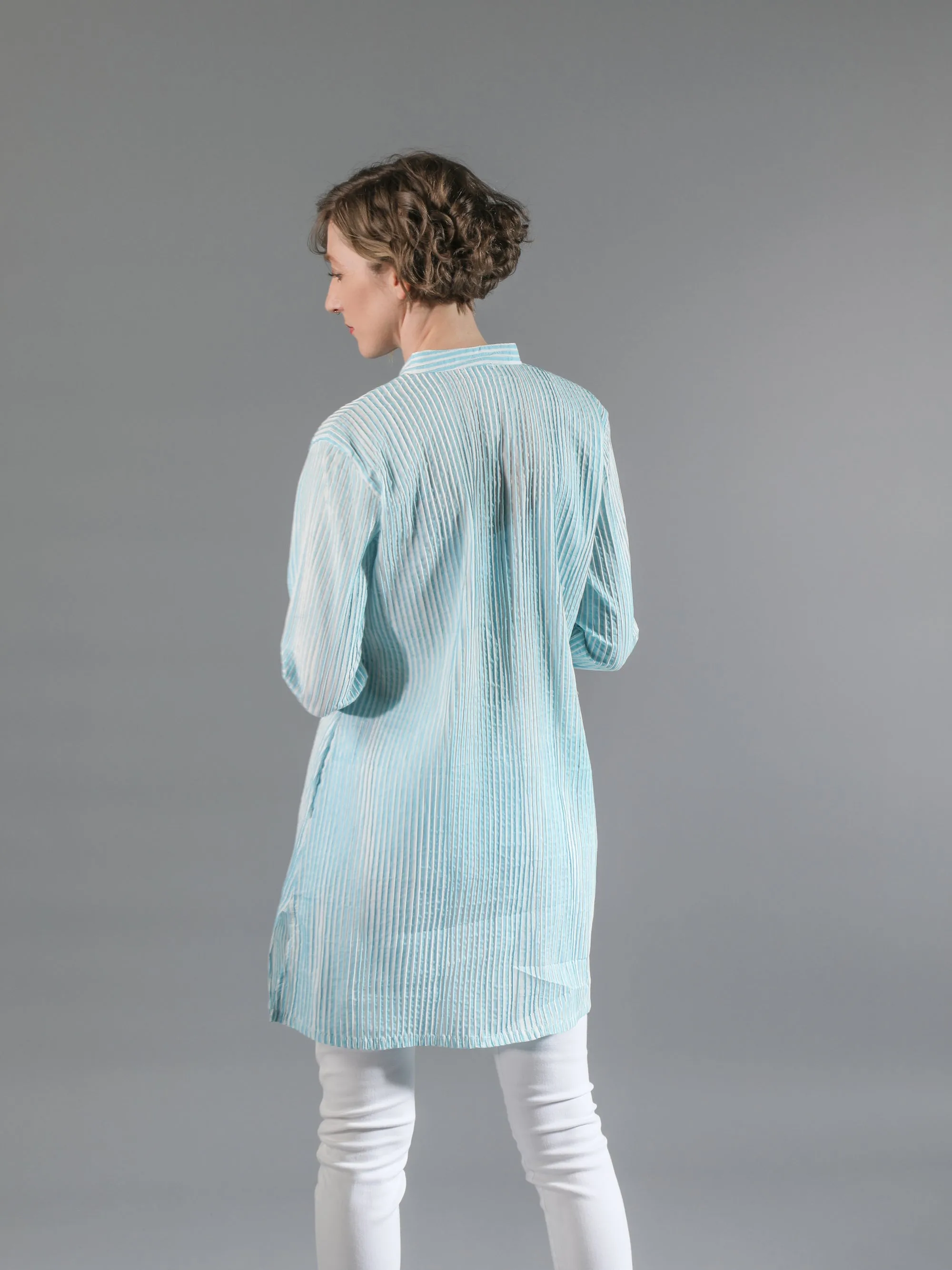 Pintuck Cotton Tunic