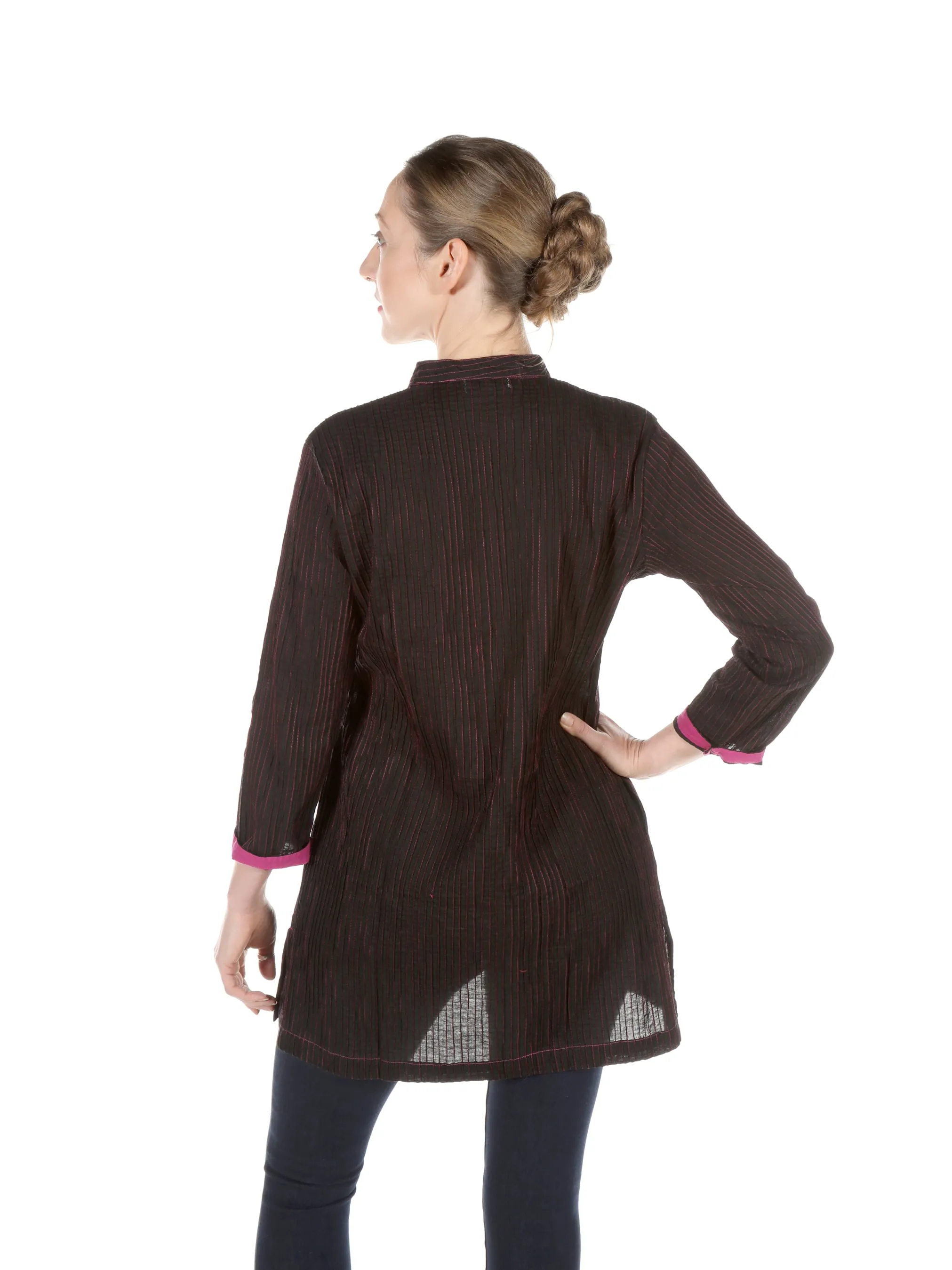 Pintuck Cotton Tunic