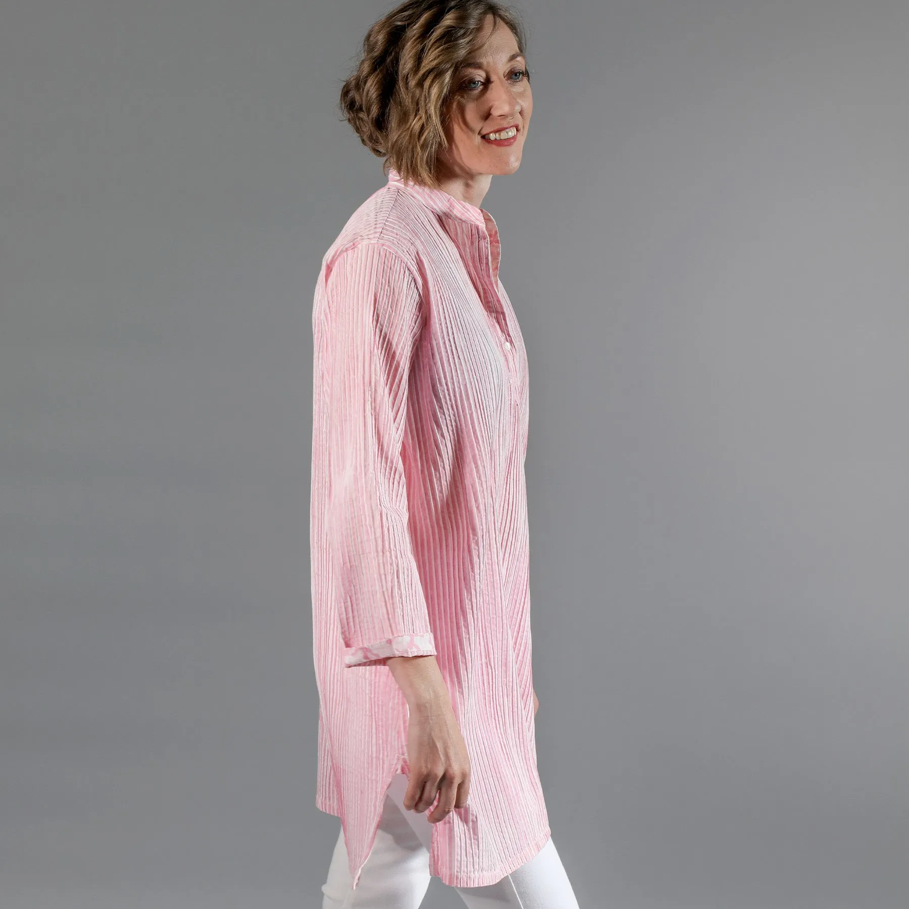 Pintuck Cotton Tunic