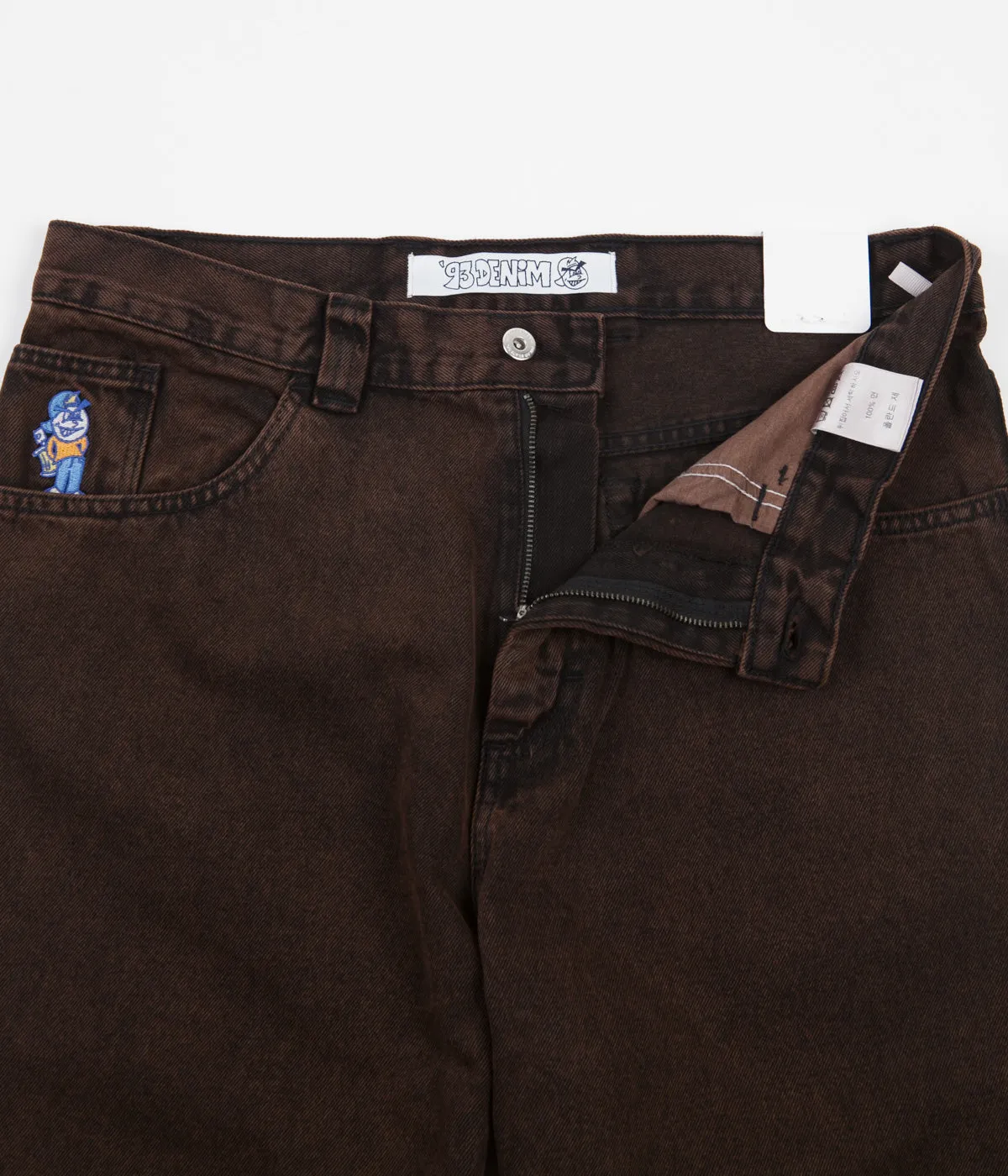 Polar 93 Denim Jeans - Brown Black