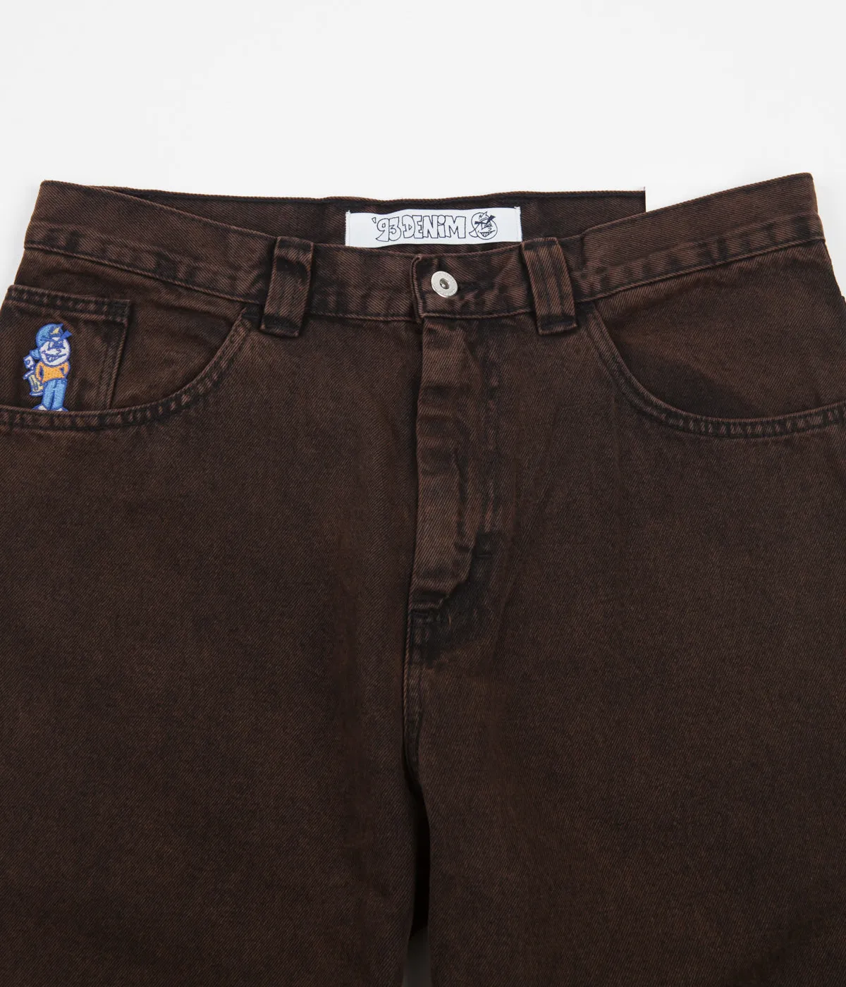 Polar 93 Denim Jeans - Brown Black