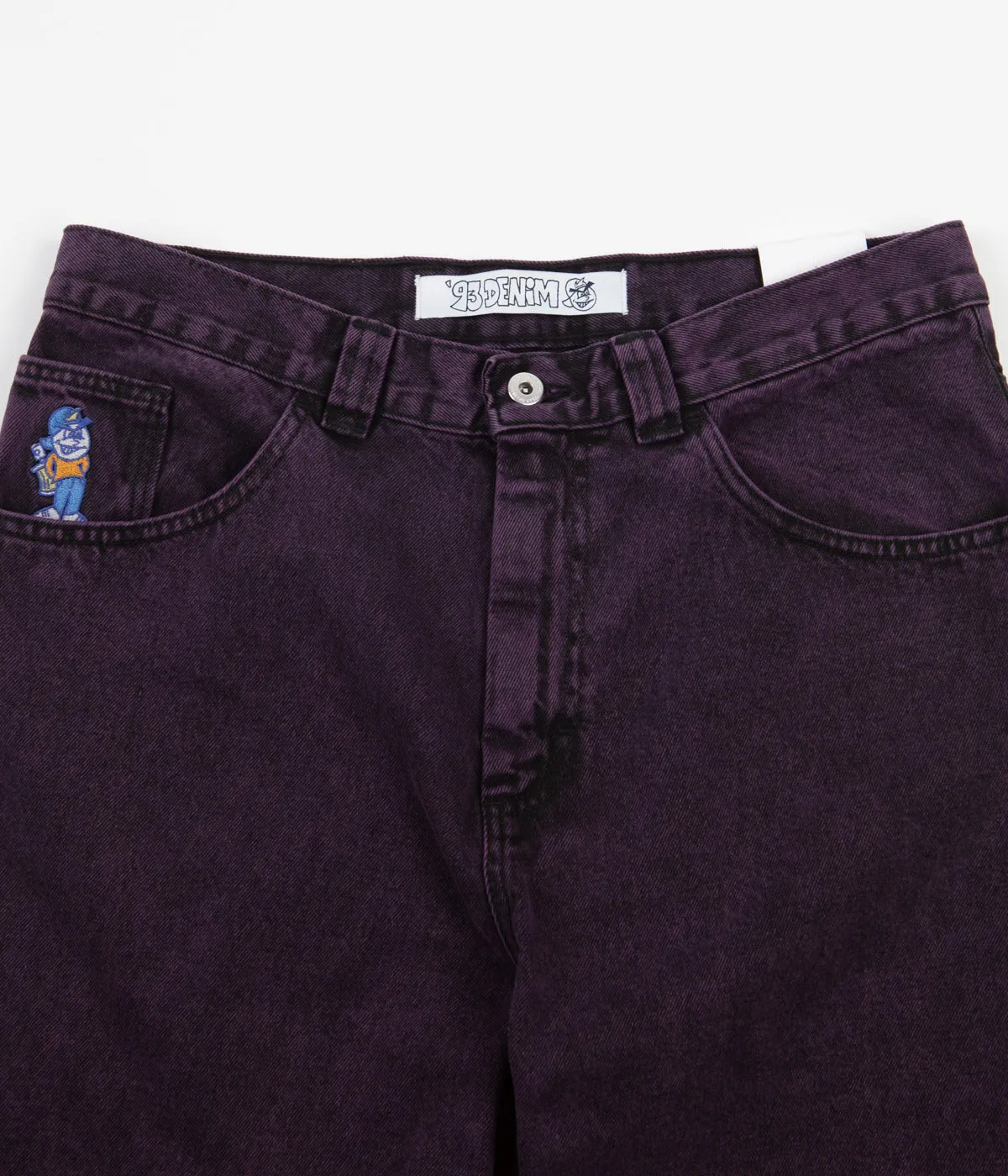 Polar 93 Denim Jeans - Purple Black