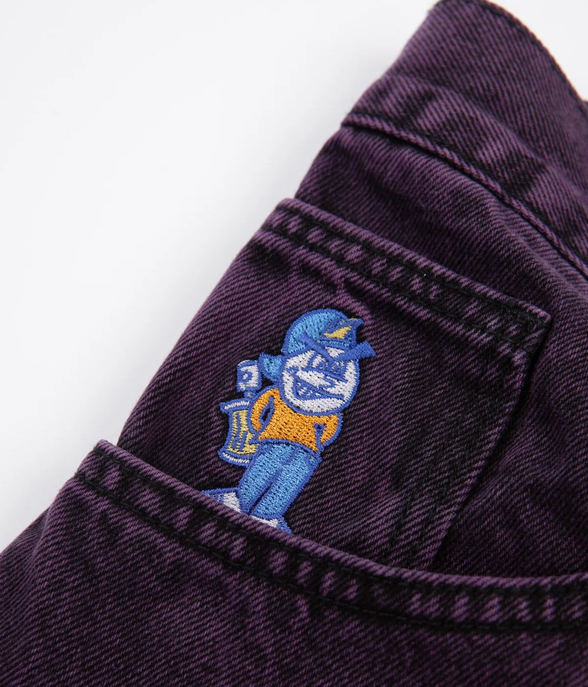 Polar 93 Denim Jeans - Purple Black