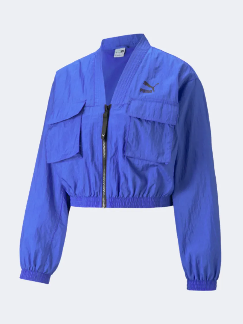 Puma Dare To Woven Women Lifestyle Jacket Sapphire