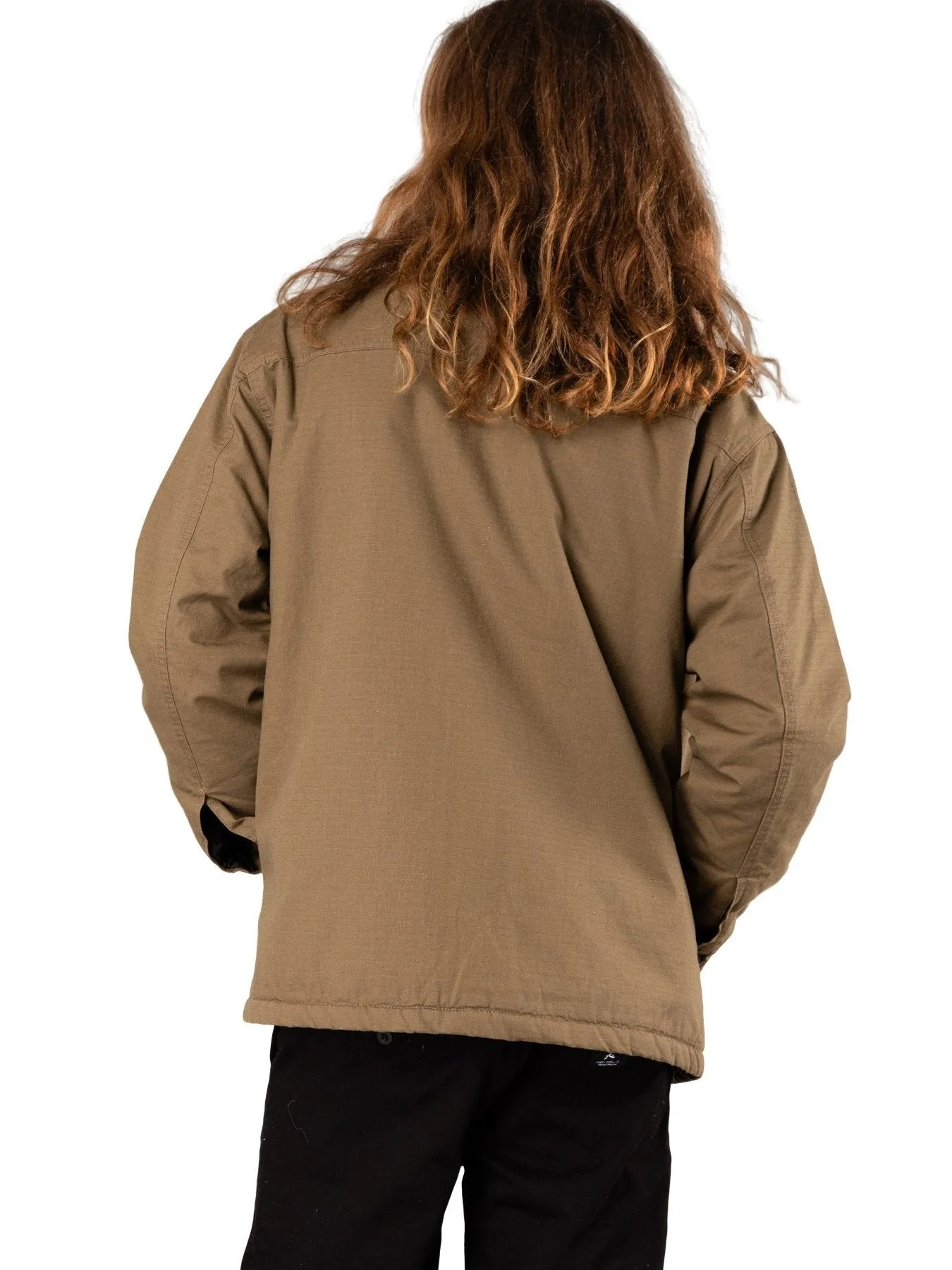 Ripped Off Sherpa Jacket - Rifle Green