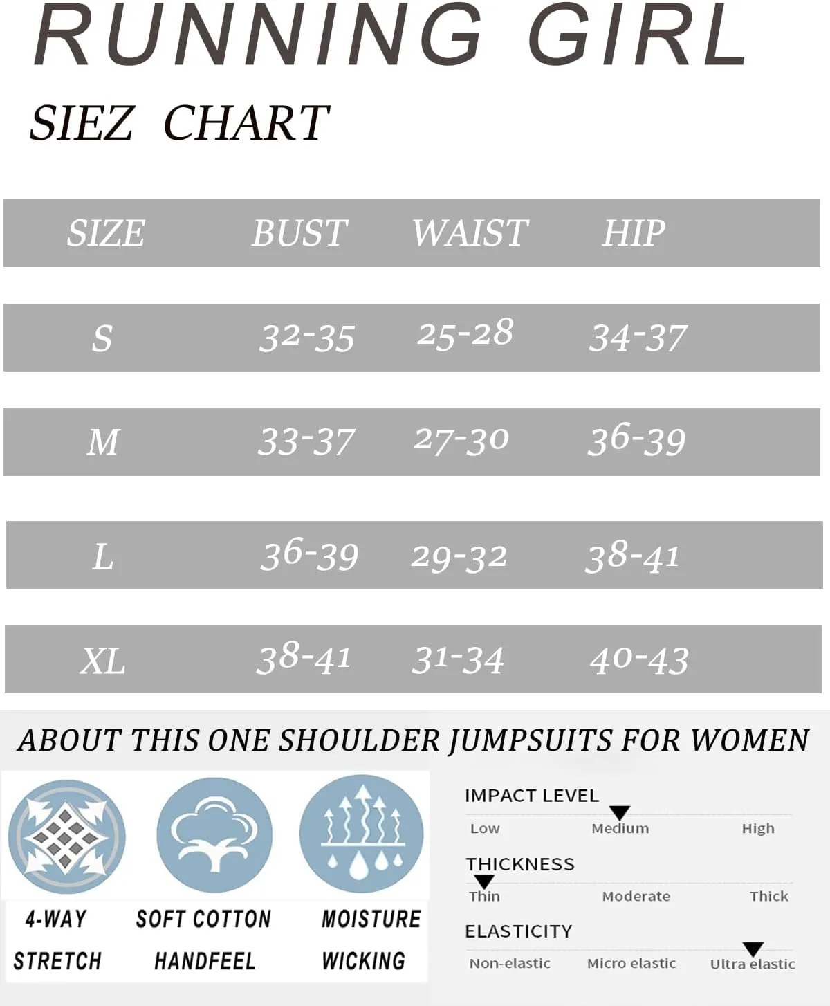 RUNNING GIRL One Piece Jumpsuits for Women, Ribbed Seamless Workout Bodysuit for Women with Tummy Control