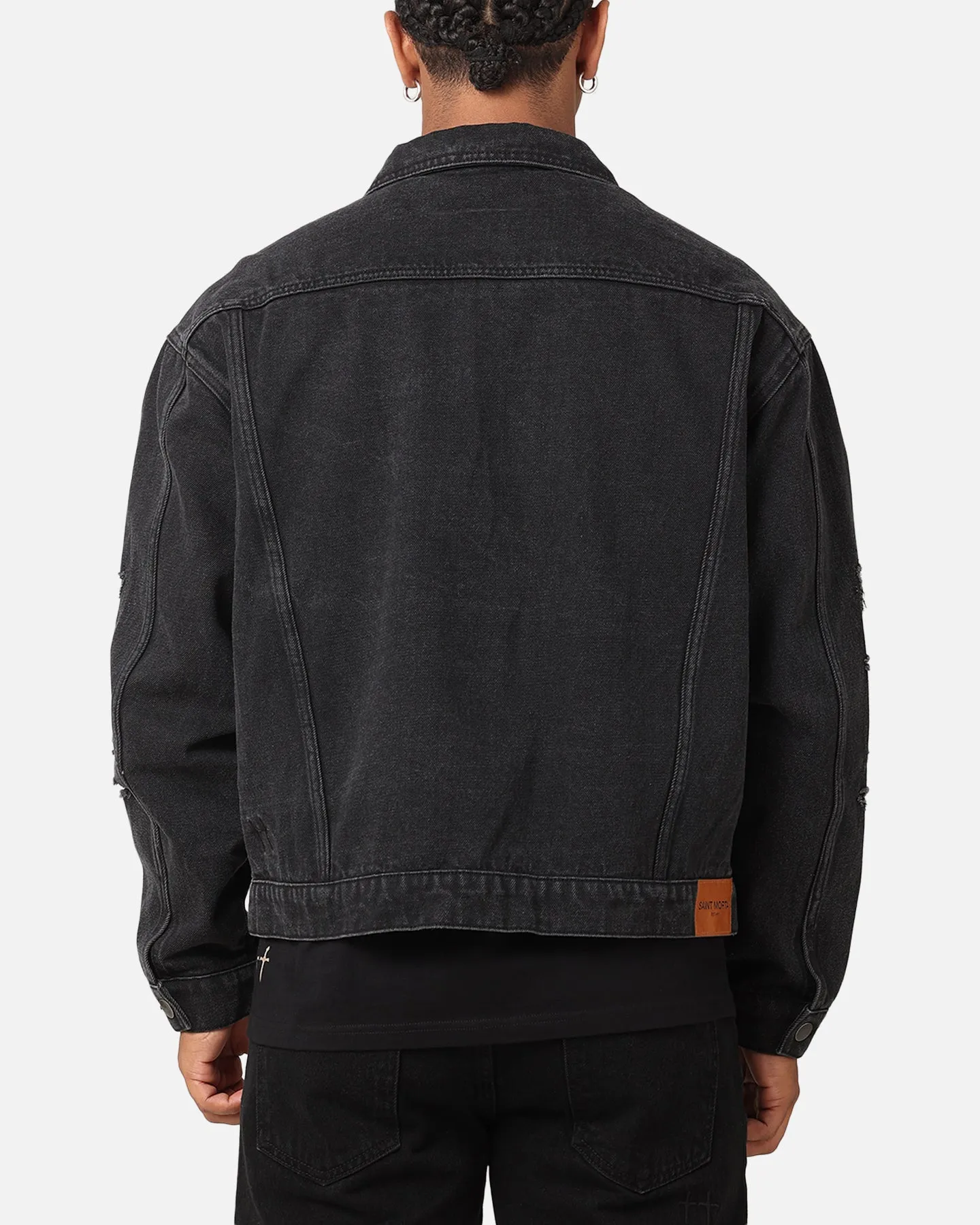 Saint Morta Rage Denim Jacket Black