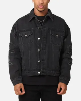 Saint Morta Rage Denim Jacket Black