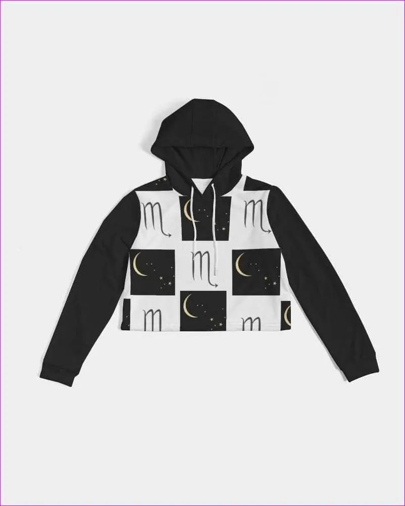 Scorpio Moon  Women's Cropped Hoodie