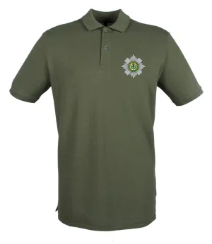 Scots Guards Embroidered Pique Polo Shirt