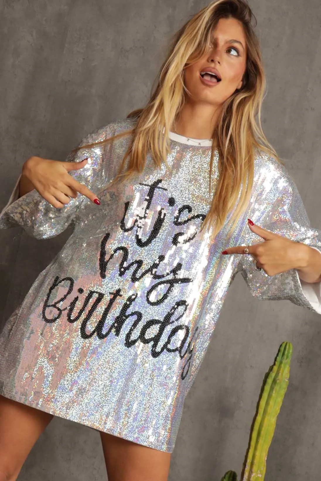 Senna Sequin Birthday Tunic