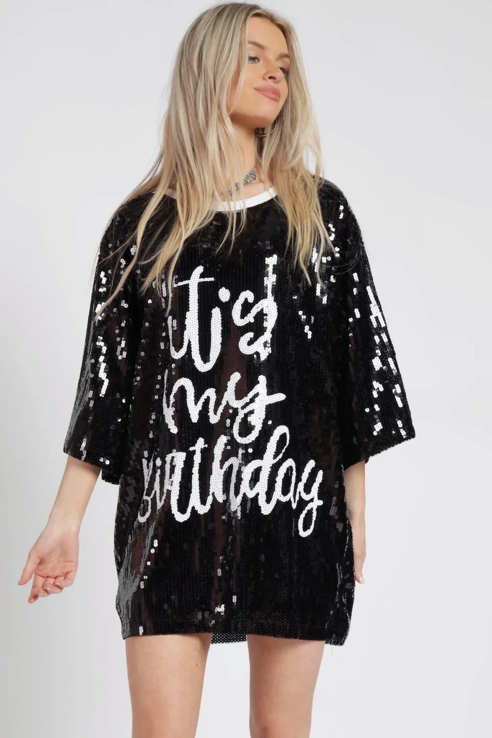 Senna Sequin Birthday Tunic