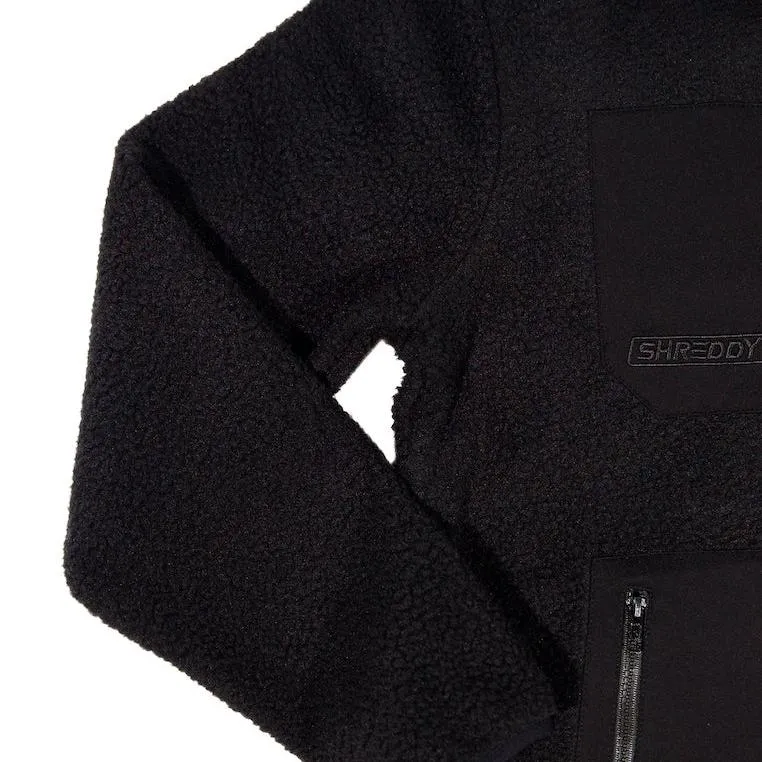 Sherpa Jacket Black/Black (Womens)