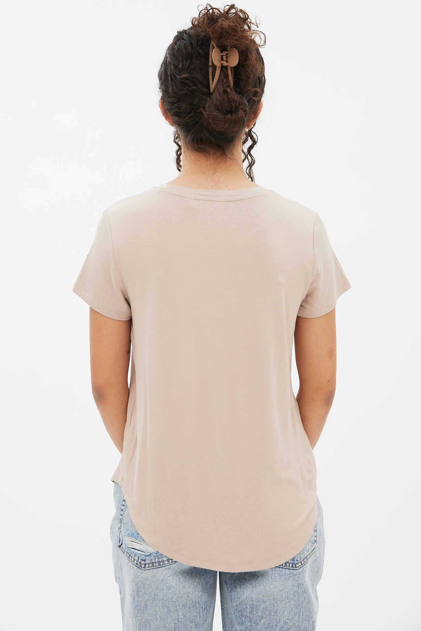 Short Sleeve Crew Neck Relaxed Tee