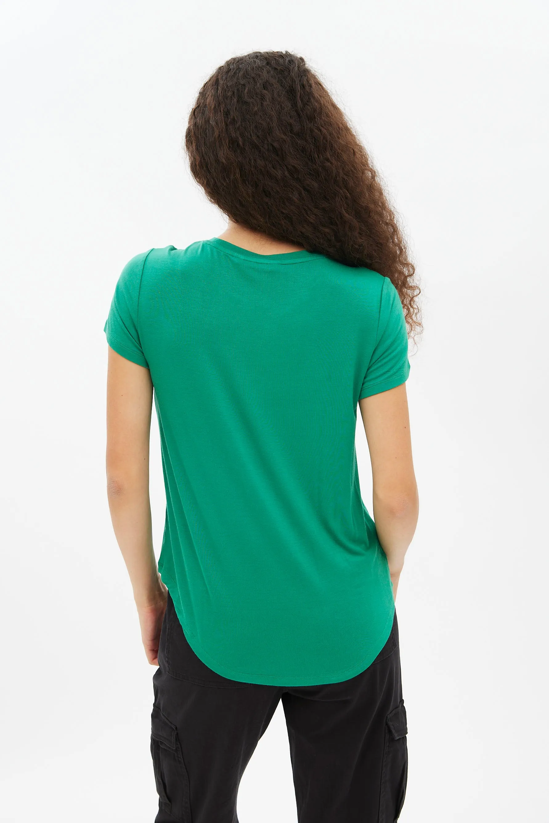 Short Sleeve Crew Neck Relaxed Tee