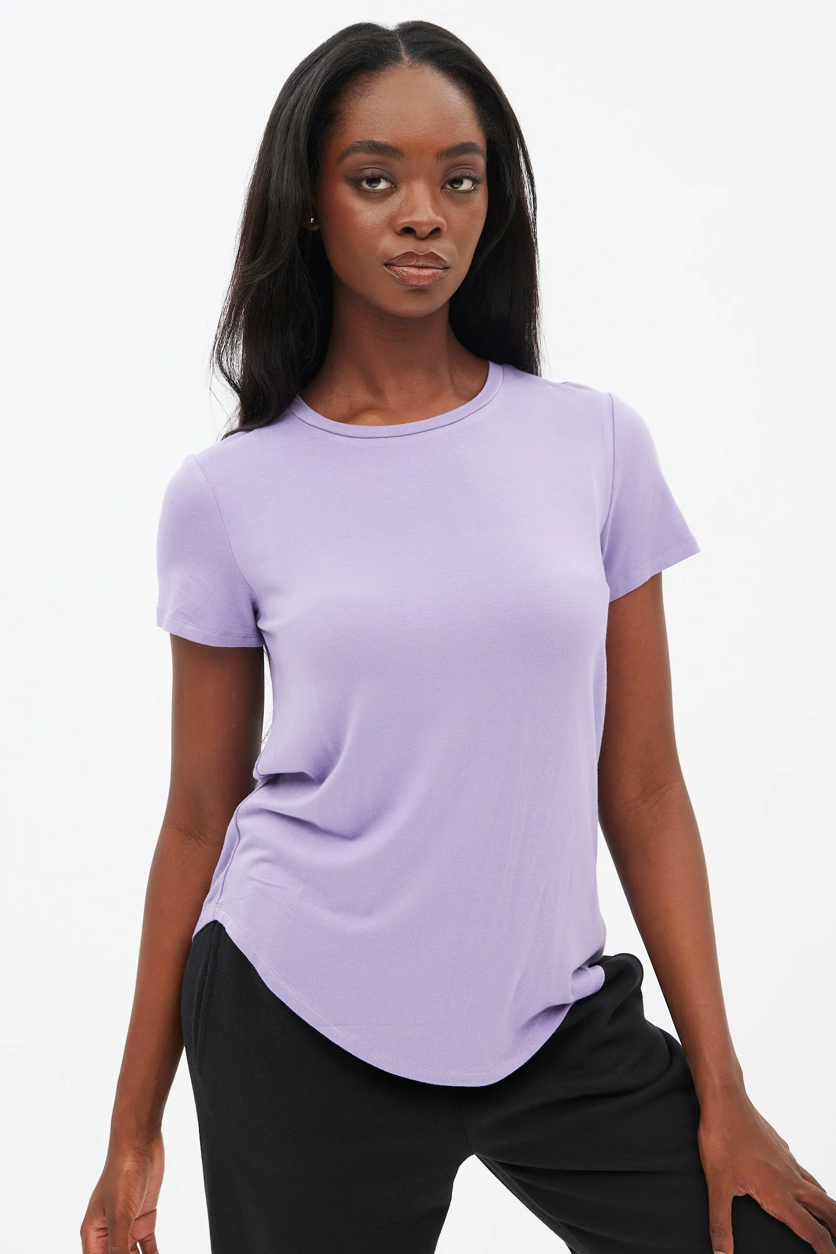 Short Sleeve Crew Neck Relaxed Tee