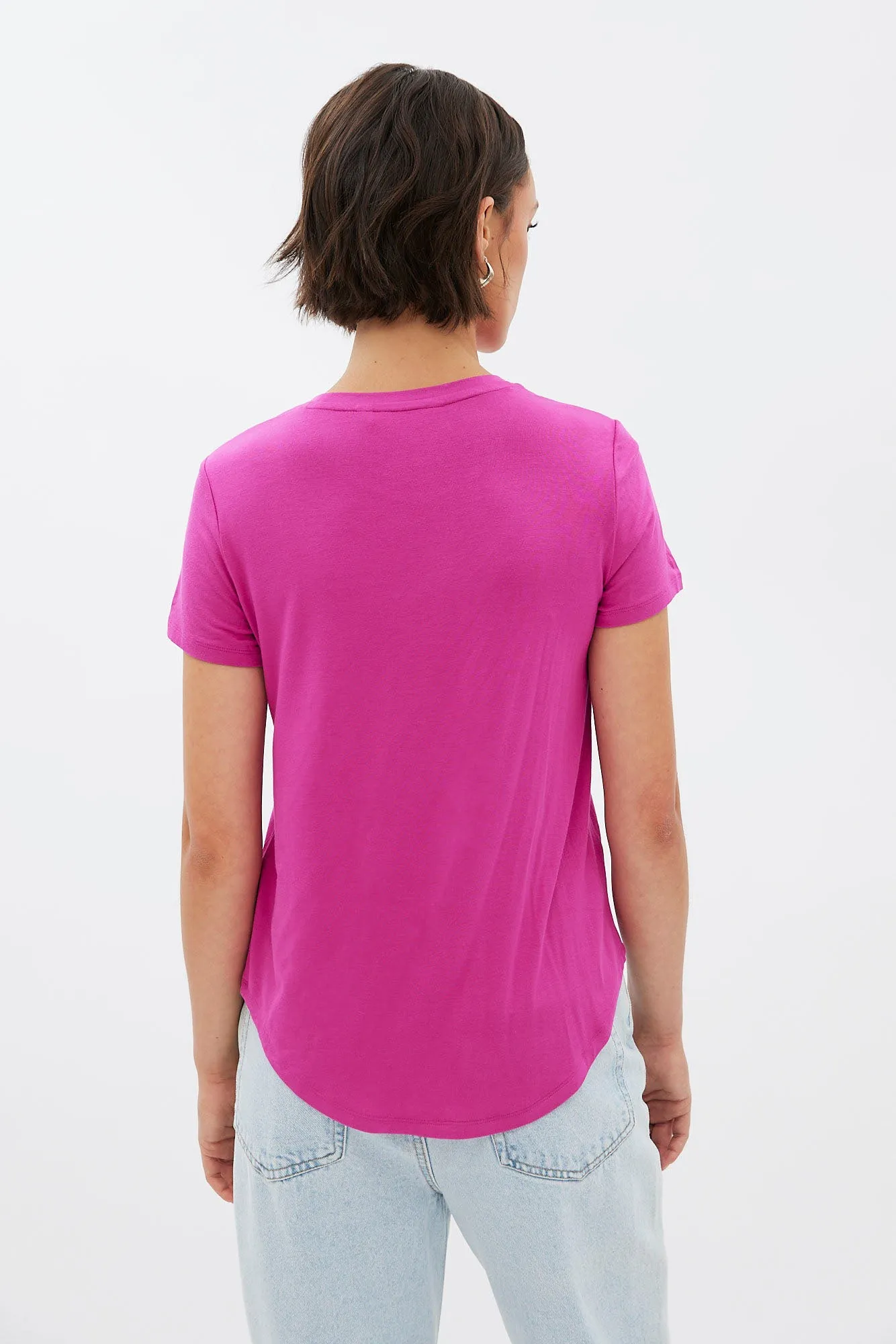 Short Sleeve Crew Neck Relaxed Tee