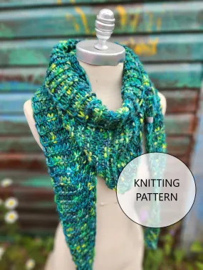 Shovel Point Scarf Knitting Pattern