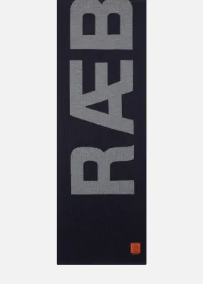 SI F.C. RÆBURN SCARF NAVY w/ GREY