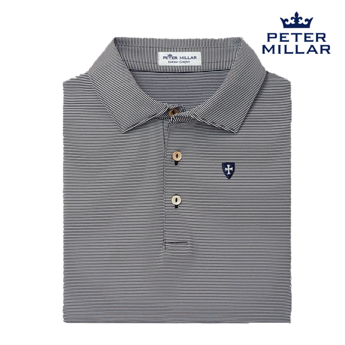 Sigma Chi Peter Millar Polo With Norman Shield