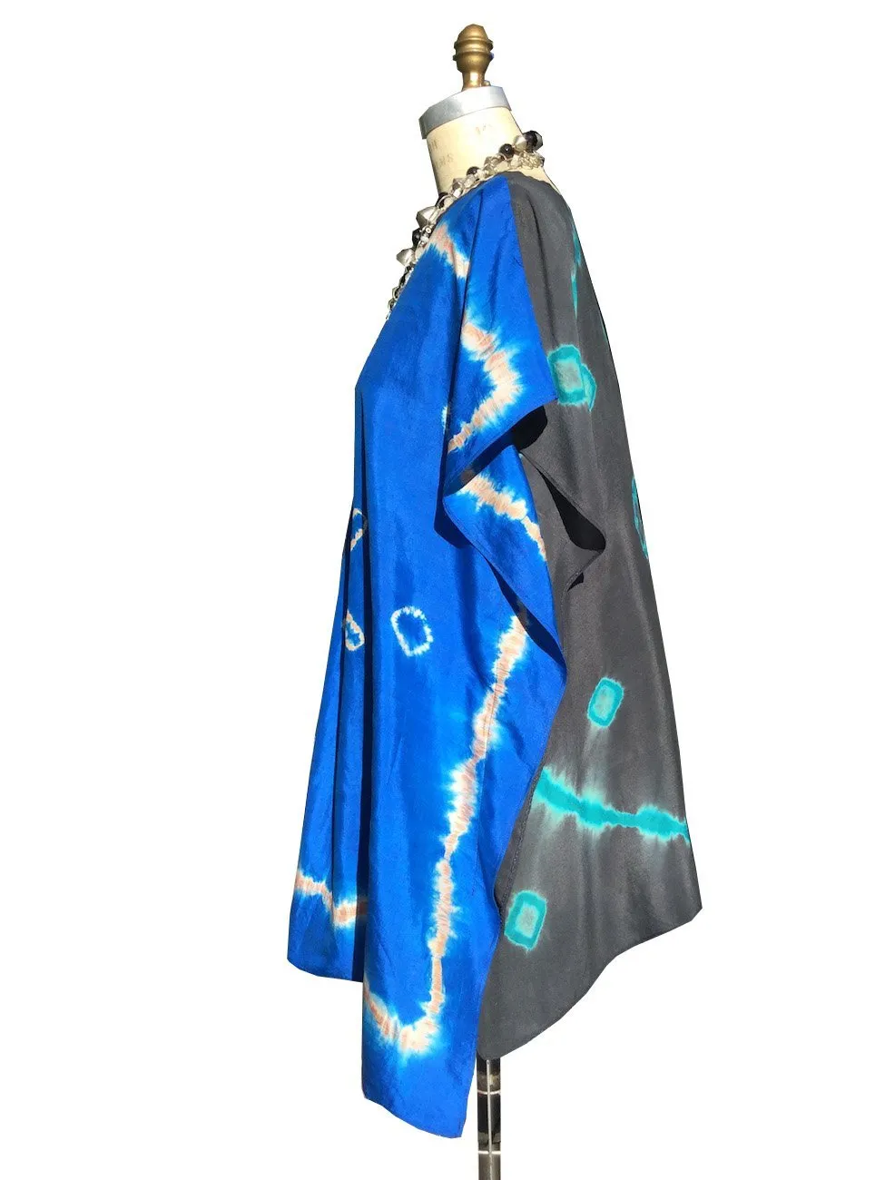 Silk Caftan Almost Famous Collection - Blue Monday