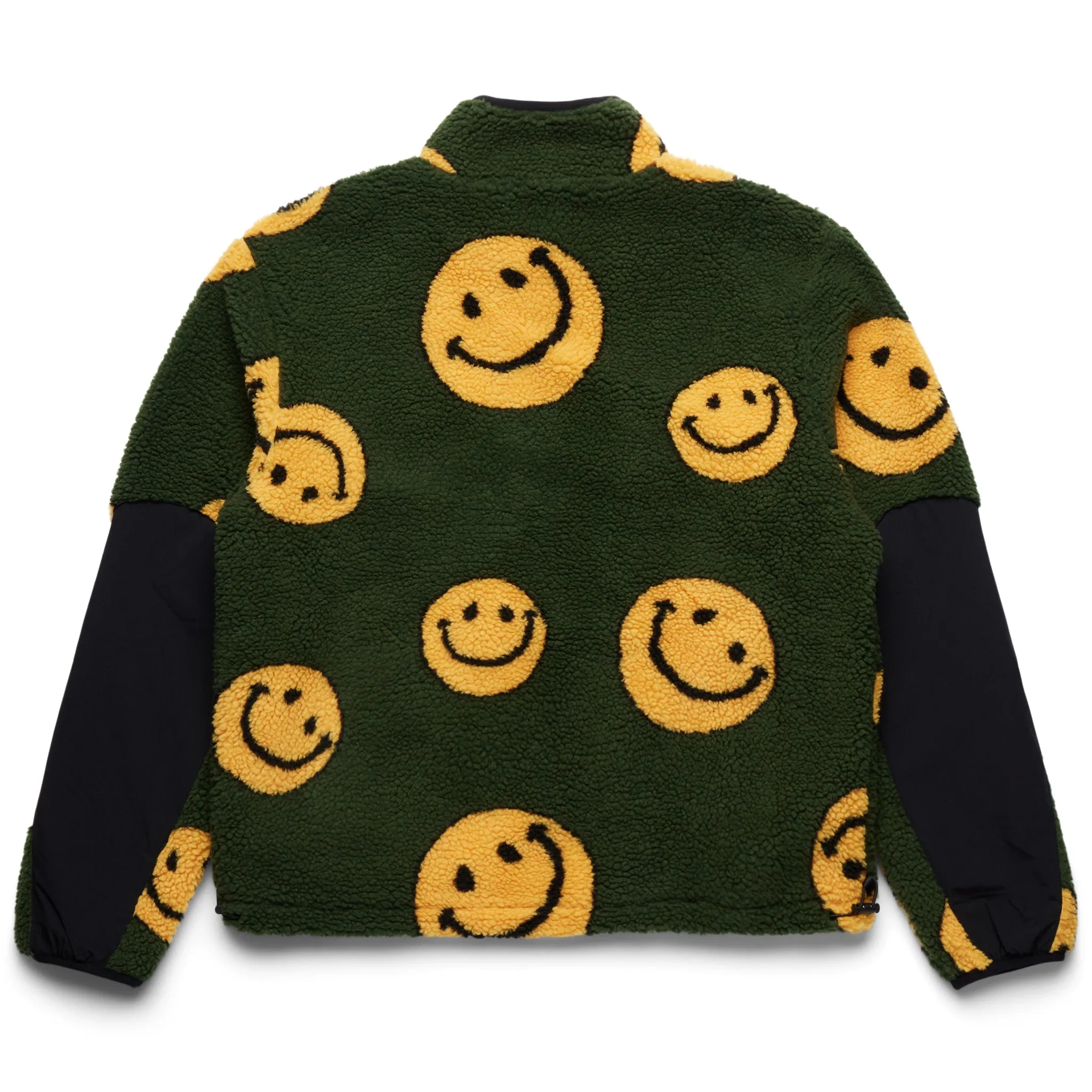 SMILEY AOP Sherpa Sweatshirt (Green)