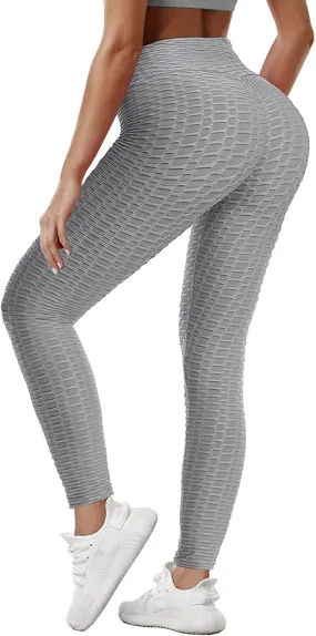 SOMOYA Womens Butt Lifting Leggings High Waist Anti Cellulite TikTok Yoga Pants