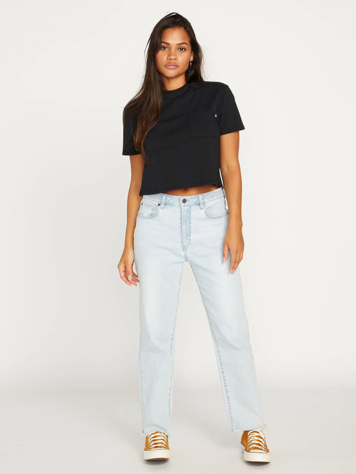 Stone Step High Rise Pants - Allover Stone Light