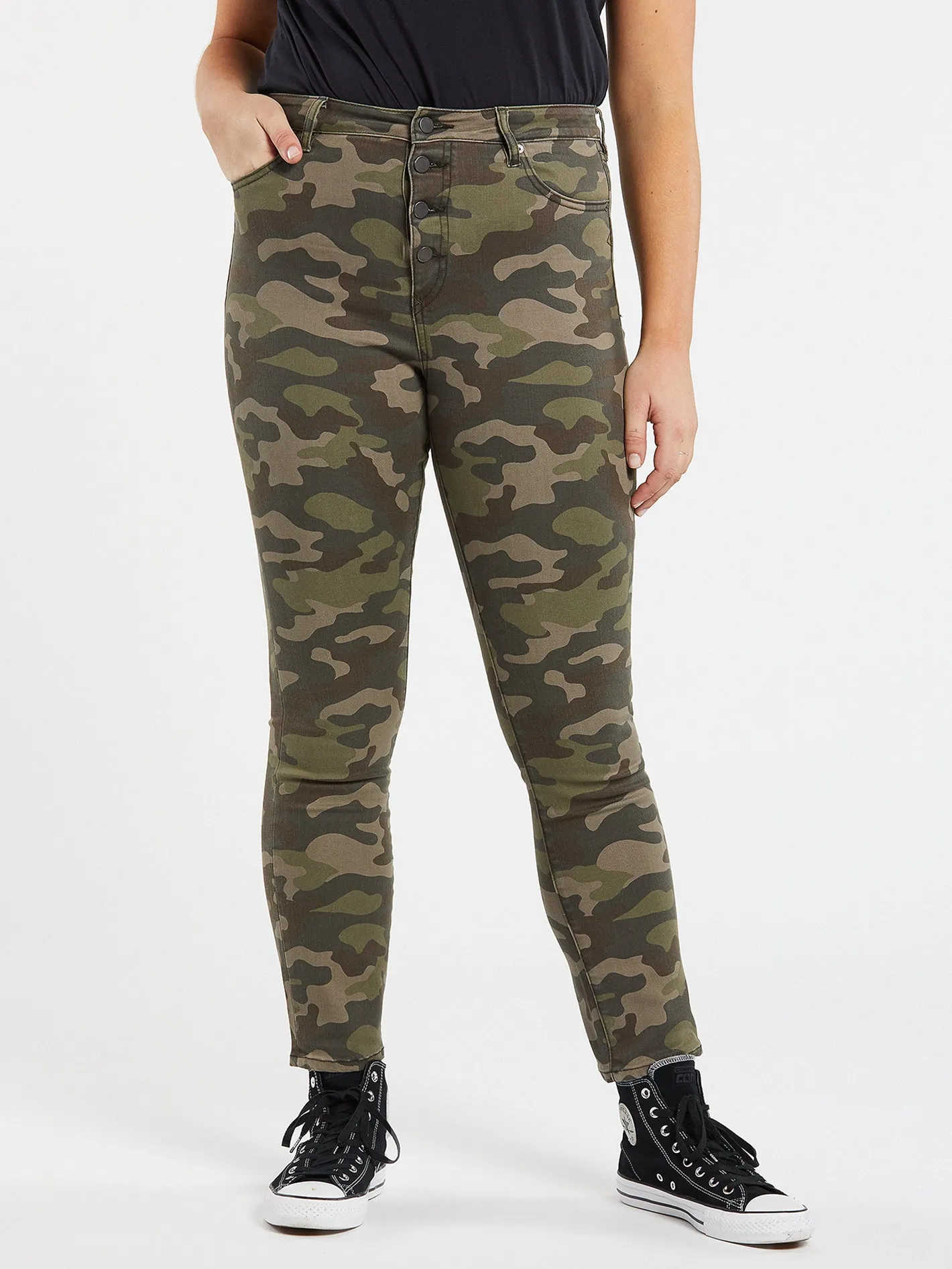 Super Stoned Skinny Jeans - Camouflage