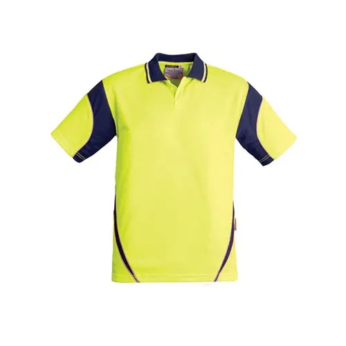 Syzmik Workwear | Mens Hi Vis Aztec Short Sleeve Polo | ZH248