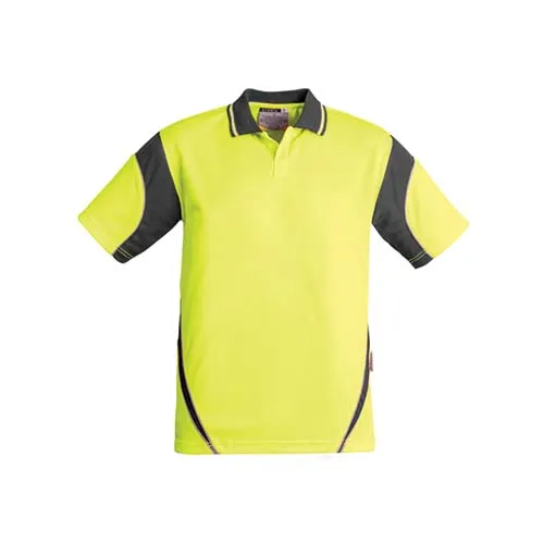 Syzmik Workwear | Mens Hi Vis Aztec Short Sleeve Polo | ZH248