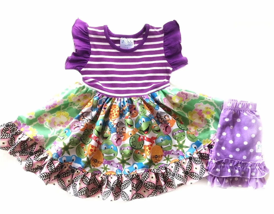 Sz 2/3 Turtle Power dress