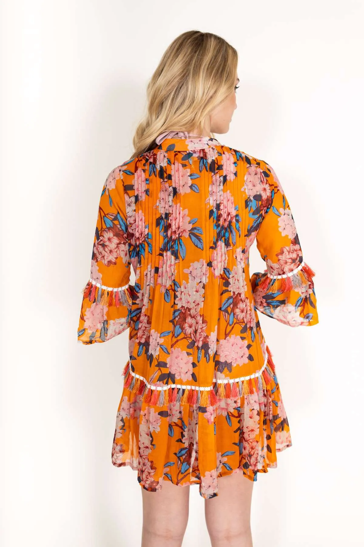 Taj Floral Orange Tunic