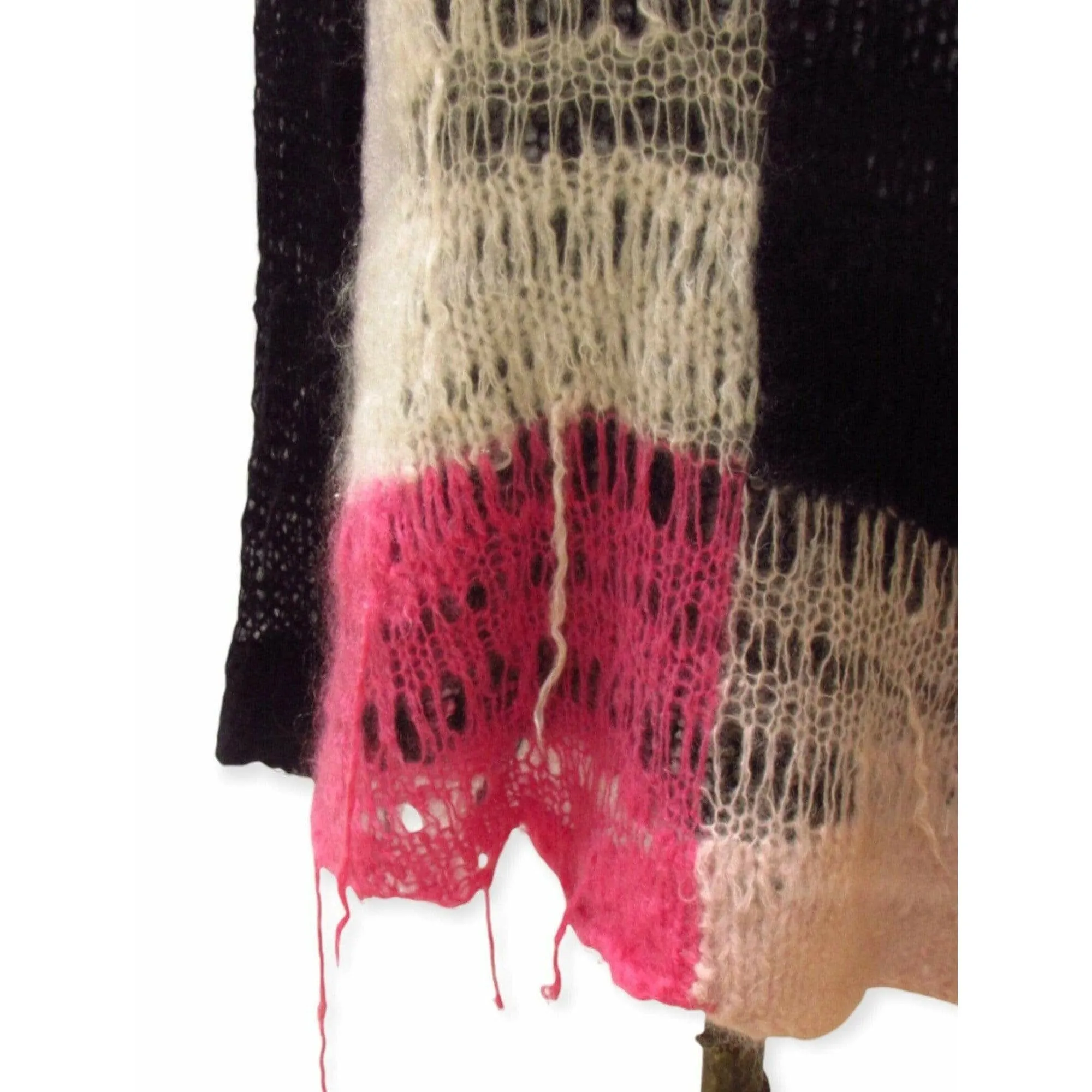 Tao Comme Des Garçons Hand Knit Mohair Dress