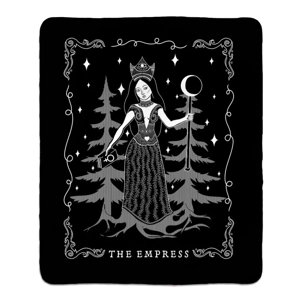 The Empress Fleece Sherpa Blanket