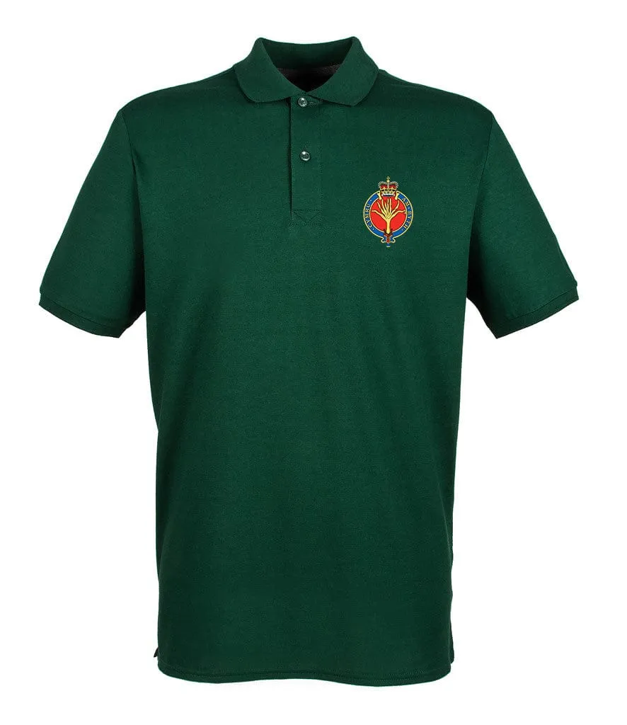 The Welsh Guards Embroidered Pique Polo Shirt