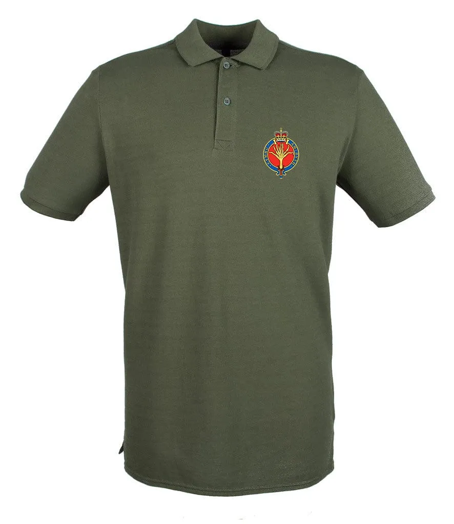 The Welsh Guards Embroidered Pique Polo Shirt