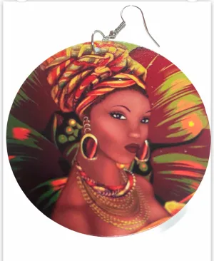 The Wrap Life earrings | Natural hair | Afrocentric | jewelry | accessories