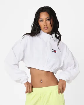 Tommy Jeans Women's Ultra Cropped Windbreaker Jacket White