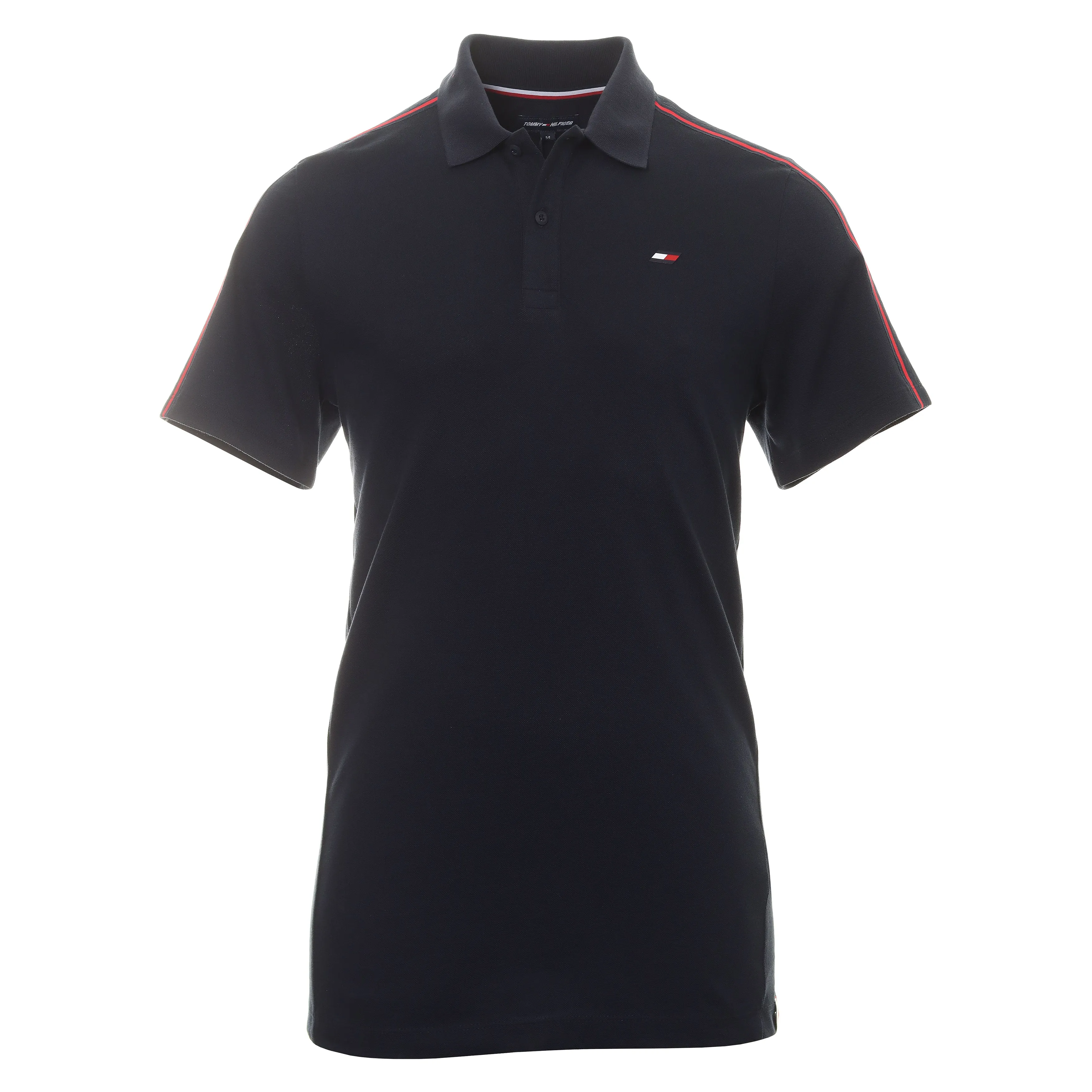 Tommy Sport Textured Tape Polo Shirt