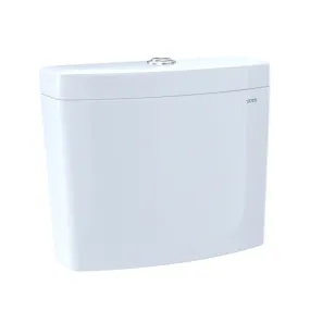 TOTO ST446EMNA#01 Aquia IV Dual Flush Toilet Tank Only with WASHLET  Auto Flush Compatibility, Cotton White