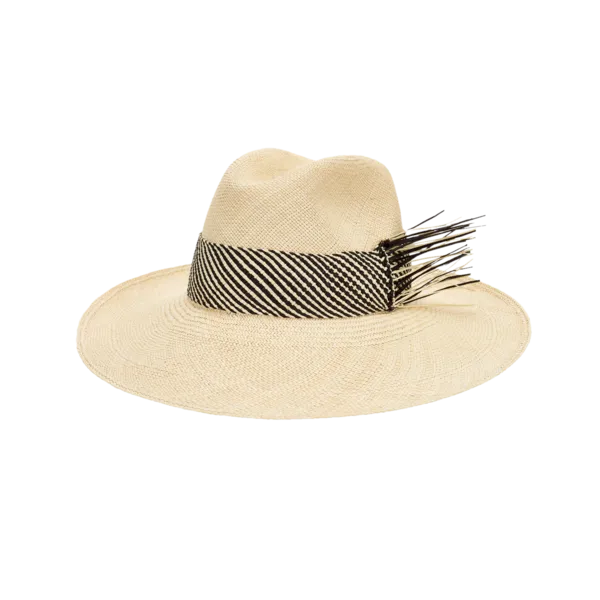 Tucan Wide Brimmed Straw Hat